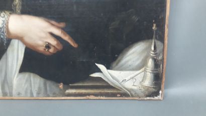 null ECOLE FRANCAISE 
Première moitié du XVIIIème siècle

Portrait de l'abbé de Damas...