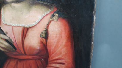 null ECOLE FRANCAISE 
du XVIIème siècle 

Sainte Marguerite (?)

Huile sur toile...