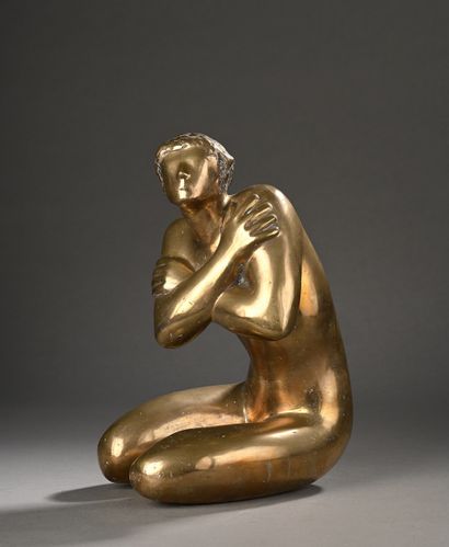 DERBRÉ Louis, 1925-2011
Solitude
bronze à...