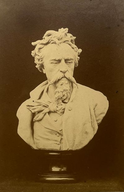 Albert FERNIQUE (1841-1898) 
Buste de Jean-Baptiste...