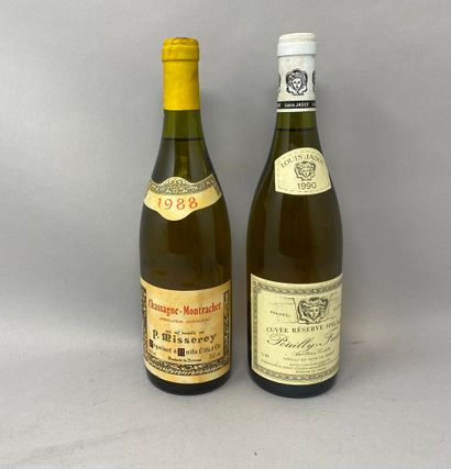 2 	bouteilles 	BOURGOGNE 	DIVERS 	(1 Chassagne-Montrachet...