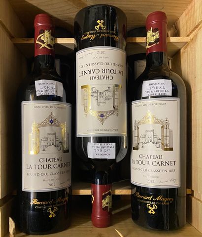 6 bouteilles Bordeaux 	Château Tour Carnet	Haut...