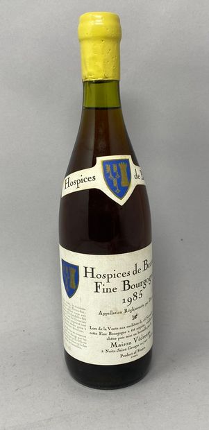 null 1	 bouteille 	FINE BOURGOGNE 		Hospices de Beaune 	1985	 (elt)