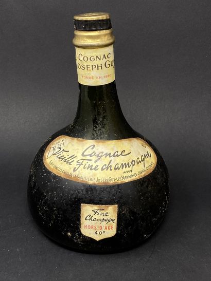 null 1 bouteille de cognac vieille fine champagne Joseph GUY hors d'âge (NLB) 0.75...