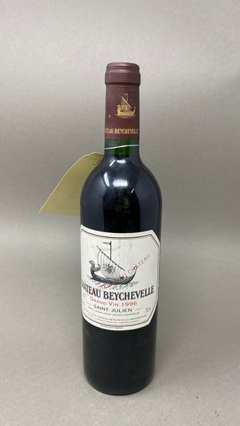 1 bouteille CH. BEYCHEVELLE, 4° cru 	Saint-Julien...
