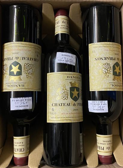6 bouteilles Bordeaux 	Château de Pibarn...