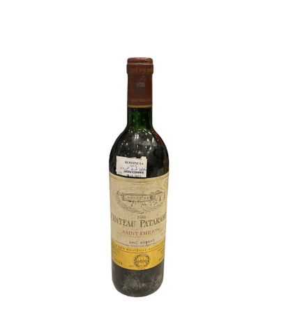 1 bouteille CH. PATARABET St Emilion, 19...
