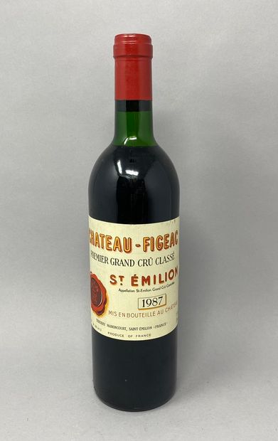 1	 bouteille 	CH. 	FIGEAC, 1° Grand cru 	St-Émilion...