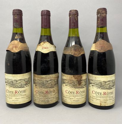 4 	bouteilles 	CÔTE-RÔTIE 		Michel Ogier...