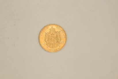 null Pièce en or de 50 Francs Napoélon III. (1858, BB)
Poids : 16.12 g.