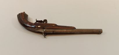 FLOBERT-type salon pistol.
Wooden stock carved...