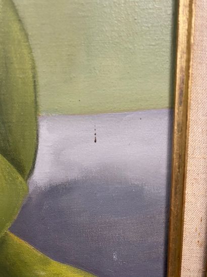 null MILLECAM Yves (1933-)
Régina,
huile sur toile, titrée en bas à droite, signée...