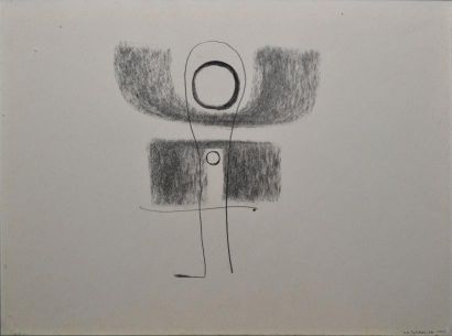 TUTUNDJIAN LÉON ARTHUR (1905-1968) Sans titre, 1964 Crayon noir sur papier, signé...