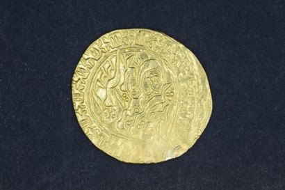 Monnaie islamique en or. 
Dinnard daté 1227....