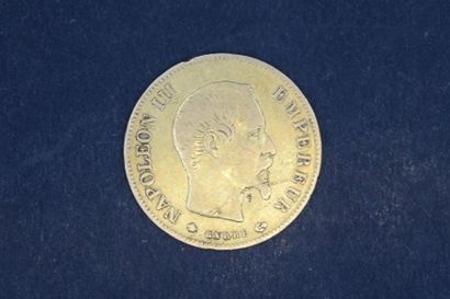 Pièce de 10 francs Napoléon III tête nue...