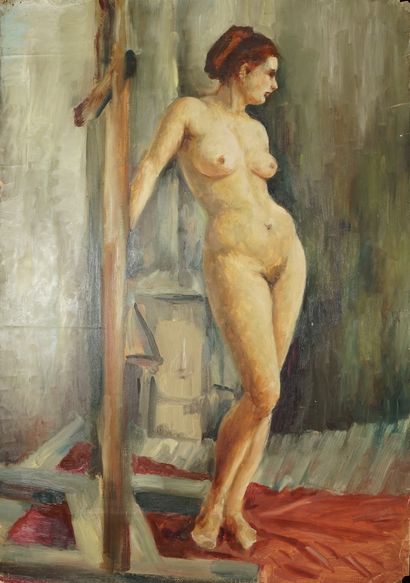 null TALWINSKI Igor (1907-1983)
Nus à l'atelier, bustes, nus allongés…
Lot de six...