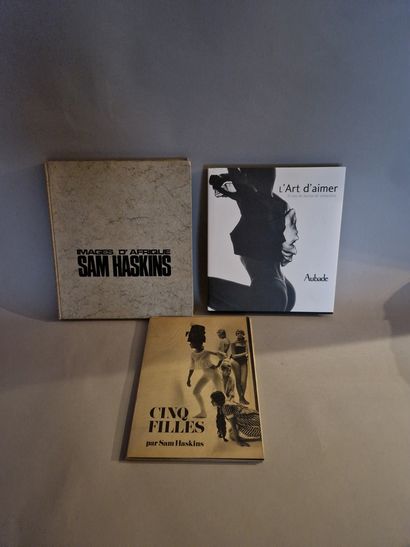 null Ensemble de trois livres photographiques dont deux sur SAM HASKINS : Cinq filles,...