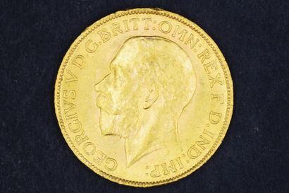null Une pièce en or d'un souverain George V - 1911 -

Poids : 7,99 g.