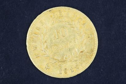 null PREMIER EMPIRE (1804-1814)

Une pièce en or de 40 Francs, Napoléon Ier tête...
