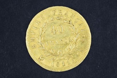 null PREMIER EMPIRE (1804-1814)

Une pièce en or de 40 Francs, Napoléon Ier tête...