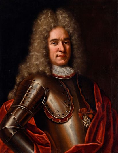 null ECOLE FRANCAISE Premier Quart du XVIIIème siècle 		

Portrait de Claude Nicolas...