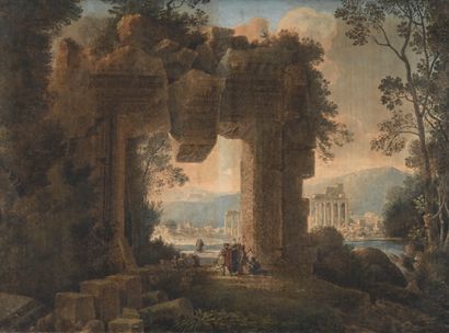 null CASSAS Louis-François 					
Azay - le - Ferron (Indre) 1756 - Versailles 1827

Ruines...