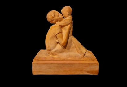null ALLIOT Lucien Charles Edouard (1877-1967)
Mère et enfant, le baiser
Groupe en...