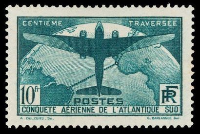 null Une collection de timbres de France neufs 1932 -1959 * Montée sur feuilles d'album...