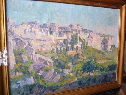 JACOSI Jacques (XXème siècle) Paysage 1921,huile sur toile, signée en bas à droite...