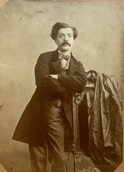 null Ludovic DURAND (1832-1905)
Portrait de A. Dielhy, 1864
Tirage albuminé monté...