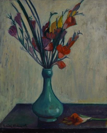 MANGEOL Maiten, 1903-2003, MANGEOL Maiten, 1903-2003,
Bouquet au vase vert
Huile...