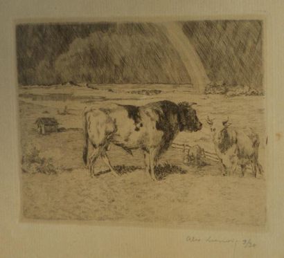LUNOIS Alexandre, 1863-1916, LUNOIS Alexandre, 1863-1916, 
Picador, 1897
Lithographie...