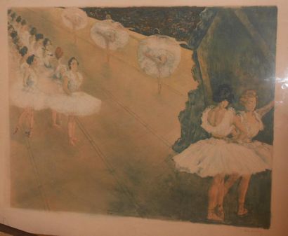 LUNOIS Alexandre, 1863-1916, LUNOIS Alexandre, 1863-1916, 
Les danseuses
Lithographie...