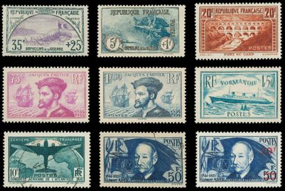 null Collection de timbres de France neufs en deux volumes Yvert et Tellier quasiment...