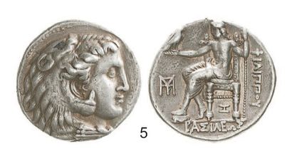 null GRECE. Macédoine, Philippe III (323 - 316). Tétradrachme aux types alexandrins....