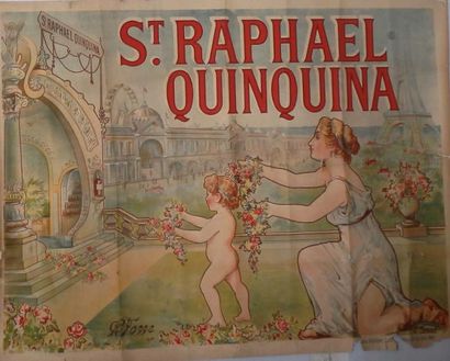 FOSSE C.R Saint Raphael (pour Exposition 1900) non entoilée 160/x 120/cm