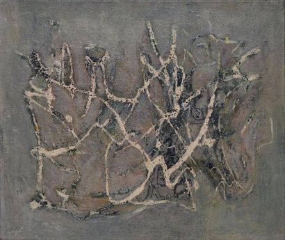 GUYARD, XXe siècle Hibernation, 1959 Technique mixte sur toile, signée en bas à gauche,...