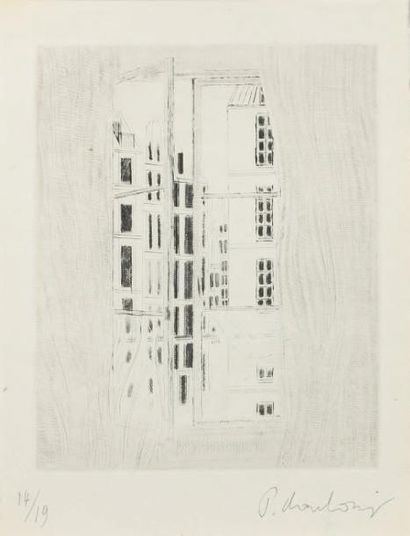 PONGE (Francis) La Fenêtre. Paris, John Devoluy, 1955. In-folio, en feuilles, couverture...