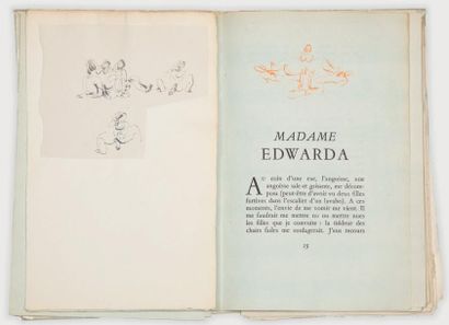 [BATAILLE (Georges)] - ANGÉLIQUE (Pierre) Madame Edwarda. Nouvelle version revue...