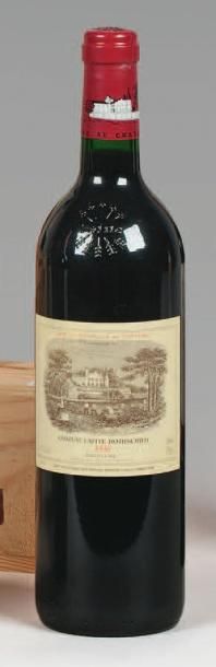 null 3 Bouteilles CH. LAFITE ROTHSCHILD,, 1° cru Pauillac 1996