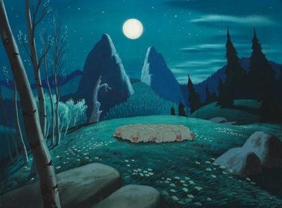 null LAMBERT LE LION BELANT (Lambert the Sheepish Lion) Studio Walt Disney 1952....