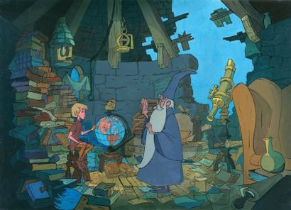 null MERLIN L'ENCHANTEUR (The Sword in the Stone) Studio Walt Disney 1963. Cellulos...