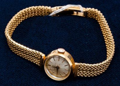 ETERNA MATIC Montre bracelet de de dame en or jaune . Poids brut: 33 gr