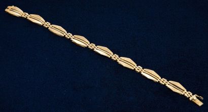 null Bracelet en or, poids : 13,8 g

