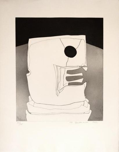 Pierre DMITRIENKO (1925-1974) Lithographie signée en bas à droite, datée 69 et numérotée...