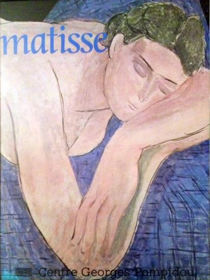 Henri MATISSE (1869-1954) Affiche "Centre Pompidou" - 70 x 50 cm