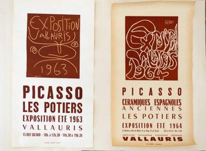 Pablo Picasso (1881-1973) "Les potiers" et "Les céramiques espagnoles". Lot de 2...