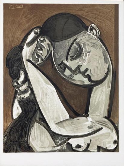 Pablo Picasso (1881-1973) Lithographie revue XXe siècle signée dans la planche -...