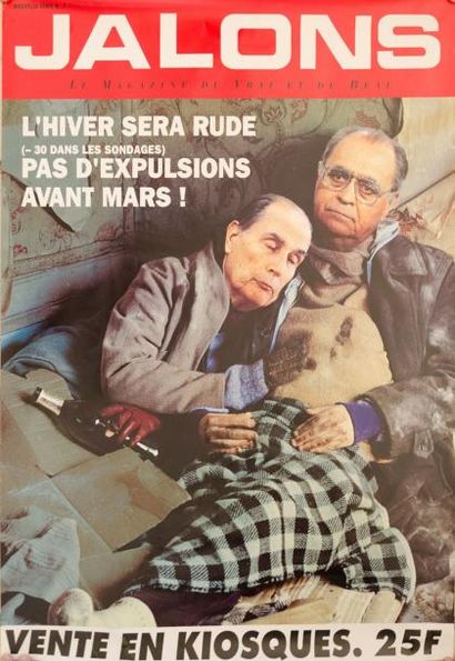 ANONYME () Affiche. JALONS Magazine "L'Hiver sera rude" 1992/1993