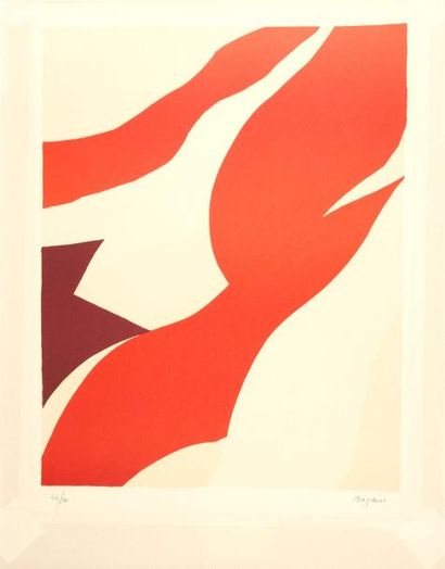 Jean BAZAINE (1904-2001) Lithographie originale signée et numérotée 44/100 - 65 x...